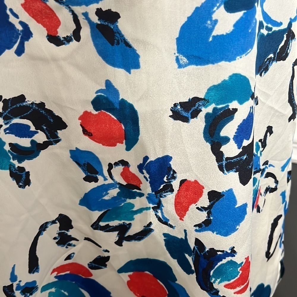 J Crew Printed Drapey Sleeveless Top Size S - Picture 3 of 6